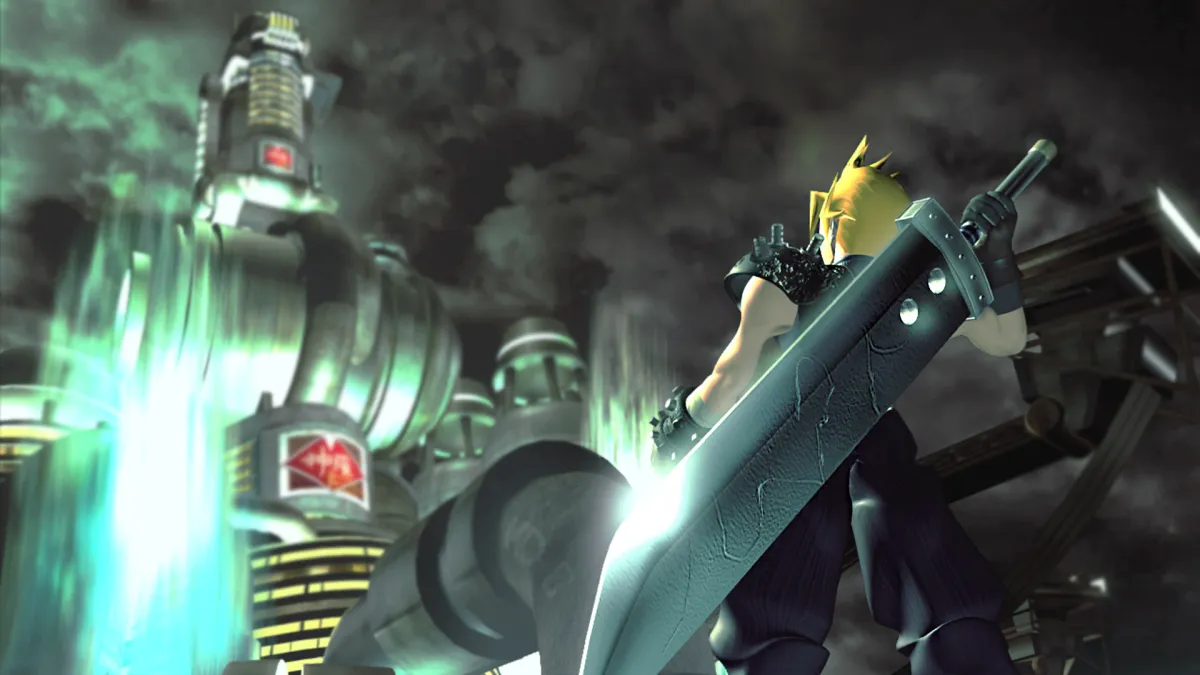 Key art from the original Final Fantasy VII.